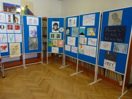 Vernisáž výstavy výtvarných prác študentov Gymnázia Jána Hollého v Trnave