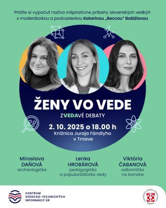 zVEDAvé debaty: Ženy vo vede
